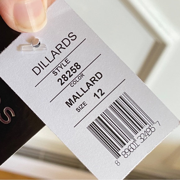 Le Bos Scalloped Floral Lace V-Neck Beaded Trim 2-Piece Jacket Dress - NWT - Picture 9 of 9